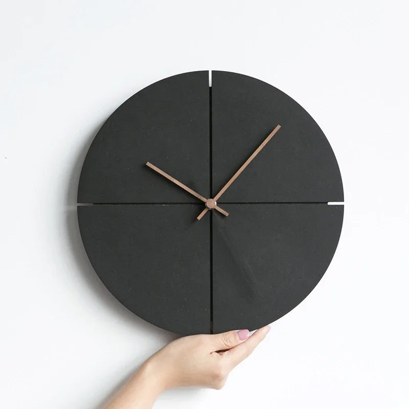 Wooden Nordic Wall Clock