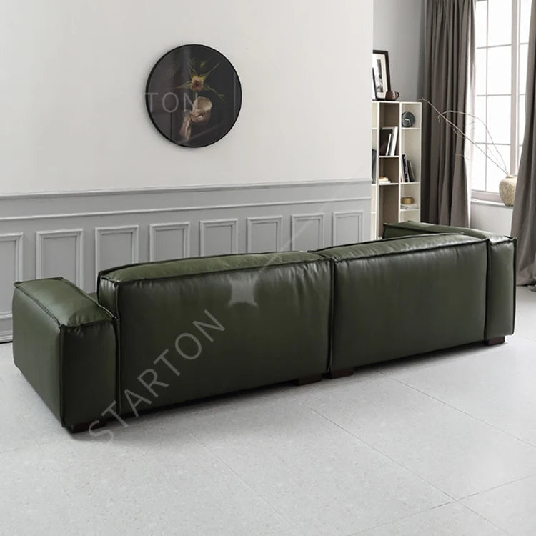 Selling High Quality Resistance Vintage Design Sectionals Artificial Leather Sofa Set Furniture for Living Room
