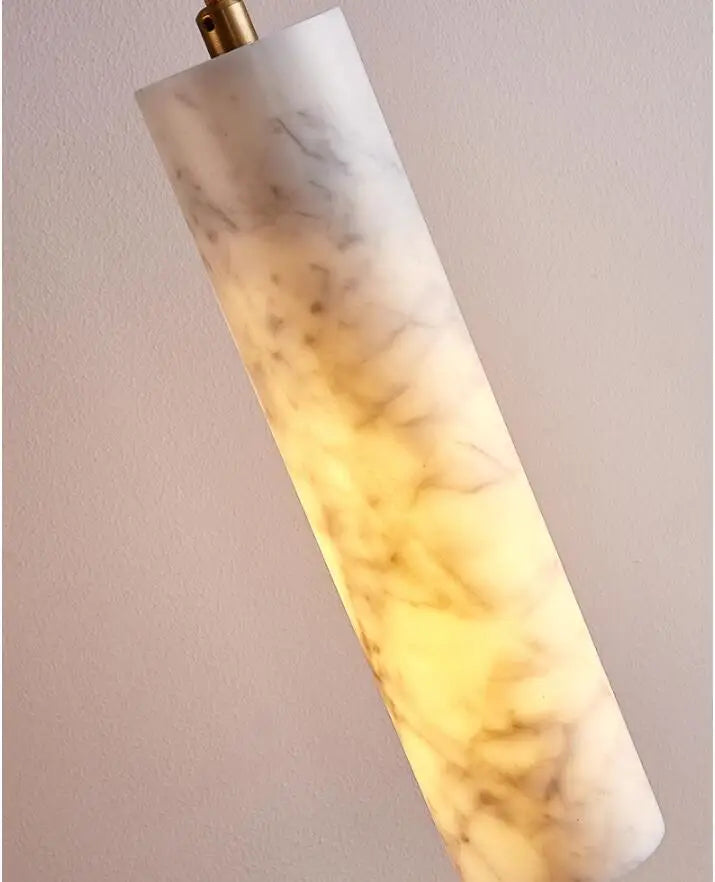 Nordic Marble Led Pendant Lamps Handmade Light Minimalism Chandelier for Living Dining Study Room Art Lighting Parlor Home Decor