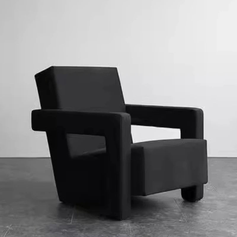 Minimalist designer Udler single sofa chair simple home art casual fabric comfortable living room armchair
Furniture Home