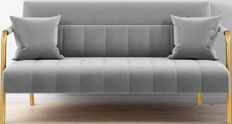 BlushGlam Velvet Loveseat Sofa