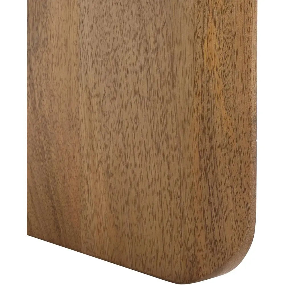 Grigorio Brown Couture Solid Wood Nightstand, Fully Assembled