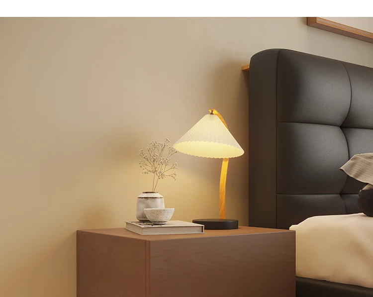 Modern simple bedside table all solid wood new storage locker minimalist household bedroom Suitable for interior decoration