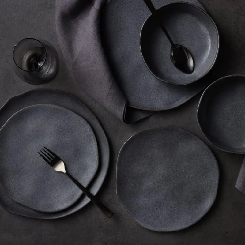 Debossed Stoneware Set