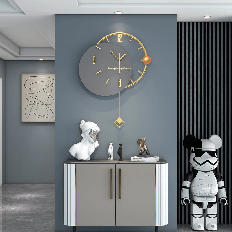 Swingable Art Wall Clock