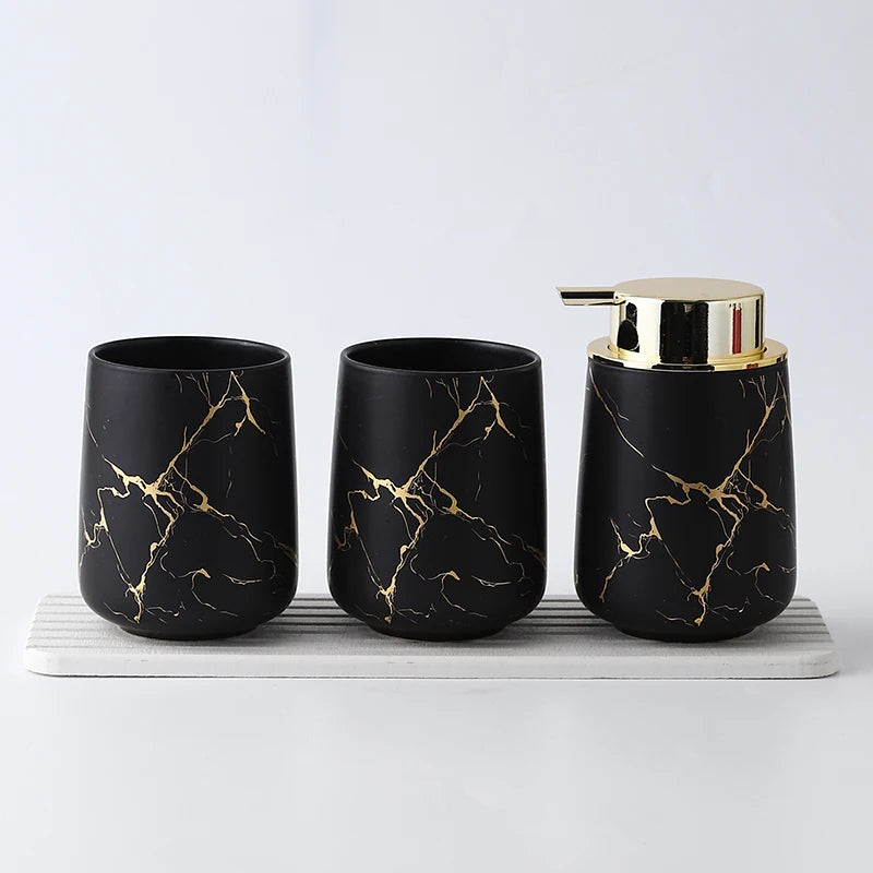 Luna Soap Dispenser Set