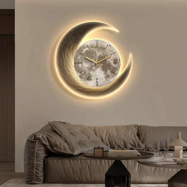 Crystal Compass Wall Clock