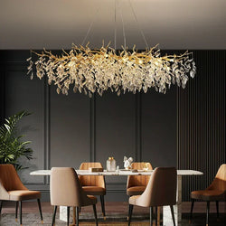 Luminous Symphony Sapphire Chandelier