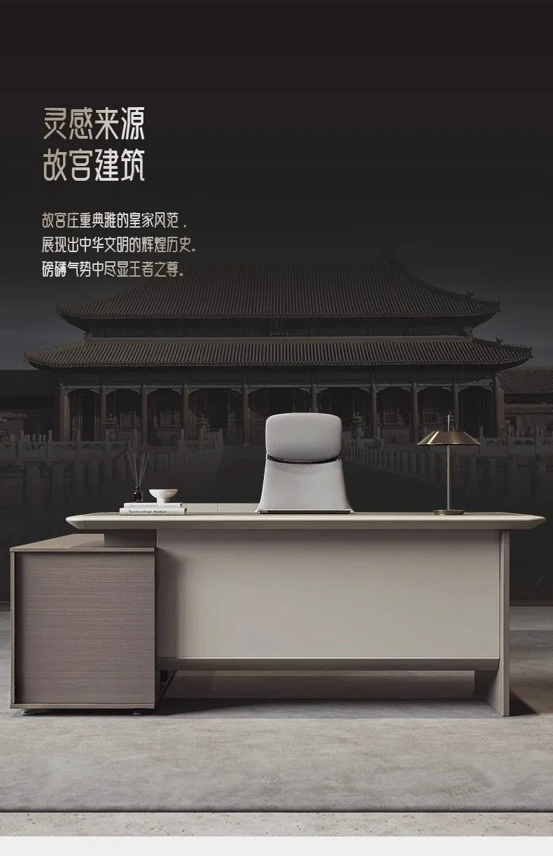 Supervisor Office General Manager Boss Desk Study Computer Desks Motion Gaming Table Offices Sedentary Tables Filing Cabinets