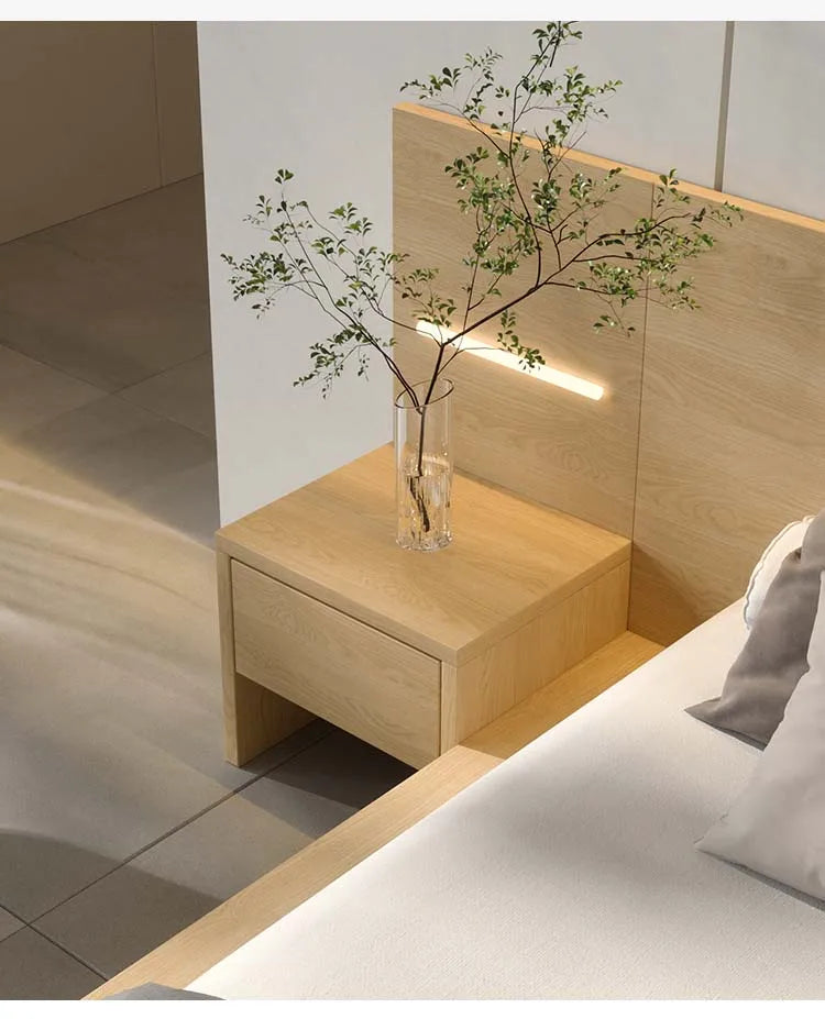 Nordic Bedroom Furniture Double Bed With Storage Box Adjustable Gas Lift Tatami Bed Modern Light Luxury King Size Bed Frame