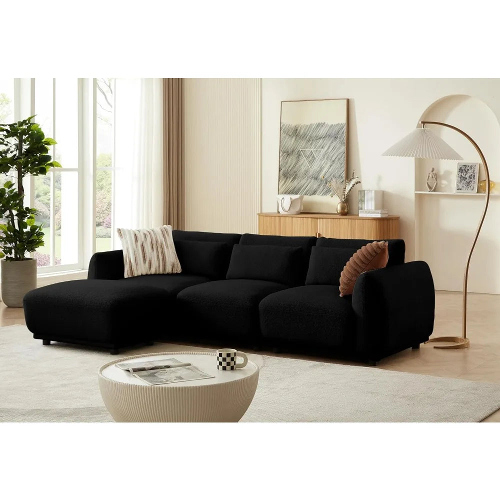 cloud sofa.Sectional Sofa Couch,Convertible U Shaped Sectional,Modular Sectional Couches for Living Room,L Shaped Couch