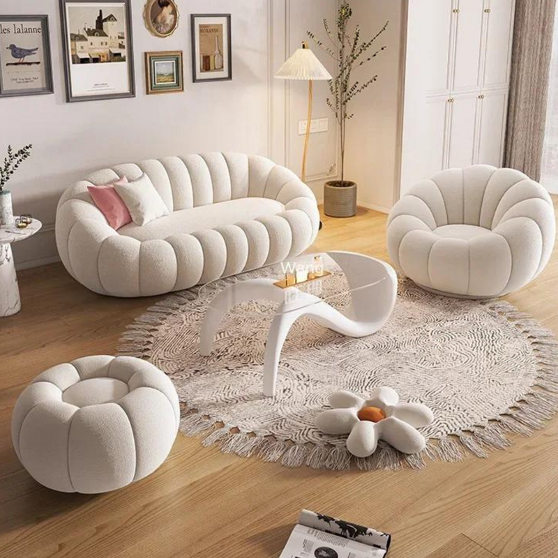 Nordic Luxury Pumpkin Sofa