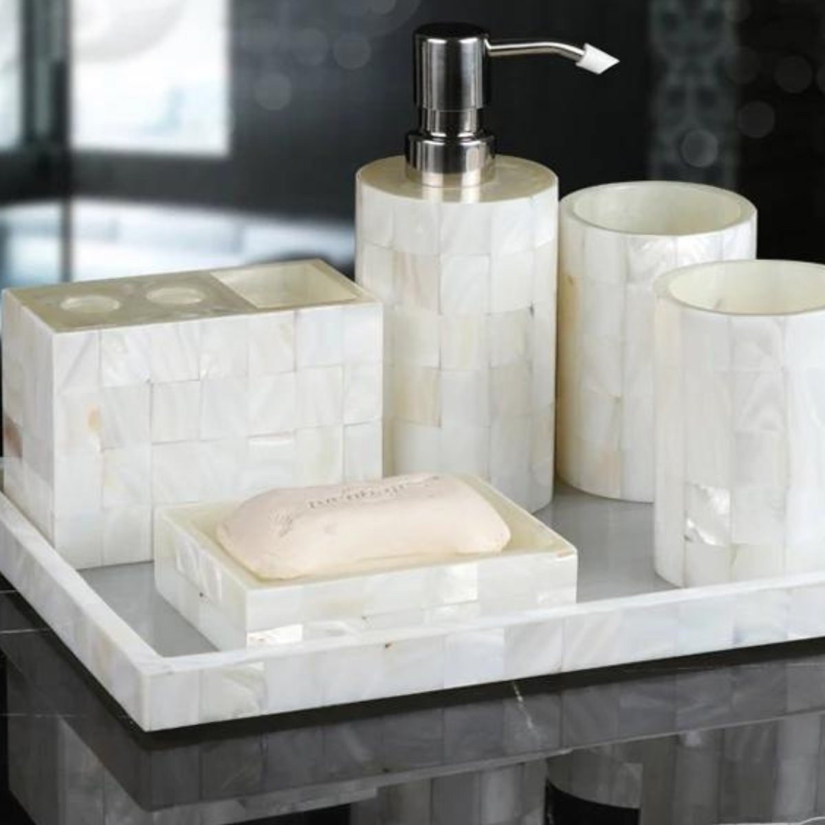 Shell Bathroom Set