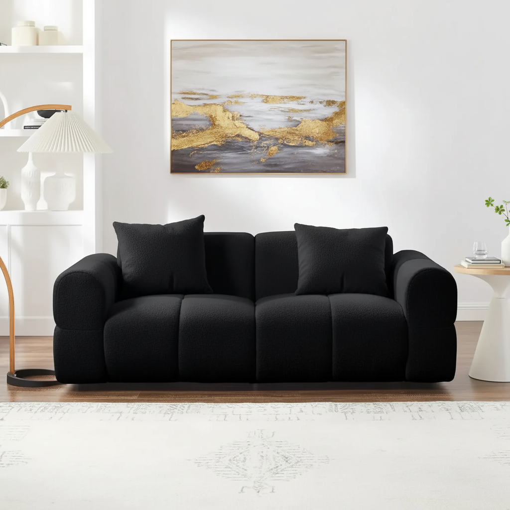 Black Cloud Sofa Showcase 1