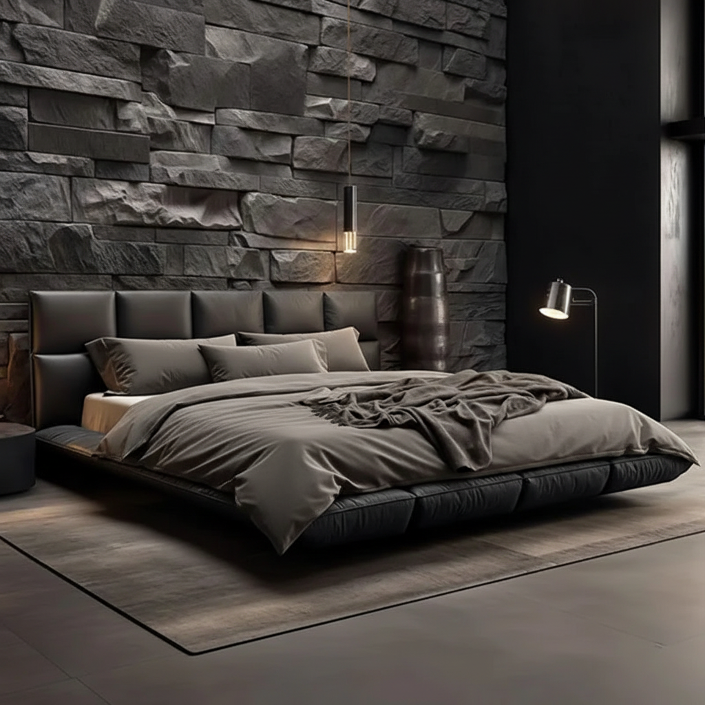Black Floor Bed Front Hero