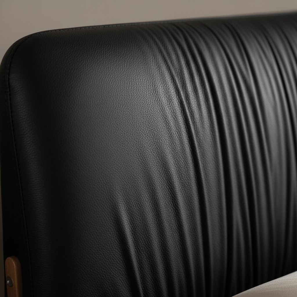 Black Leather Frame Surface