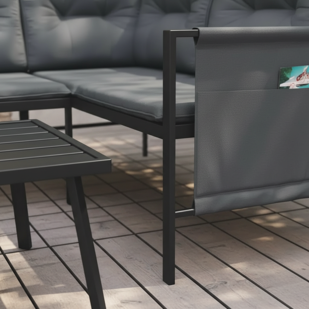 Black Steel Frame Macro