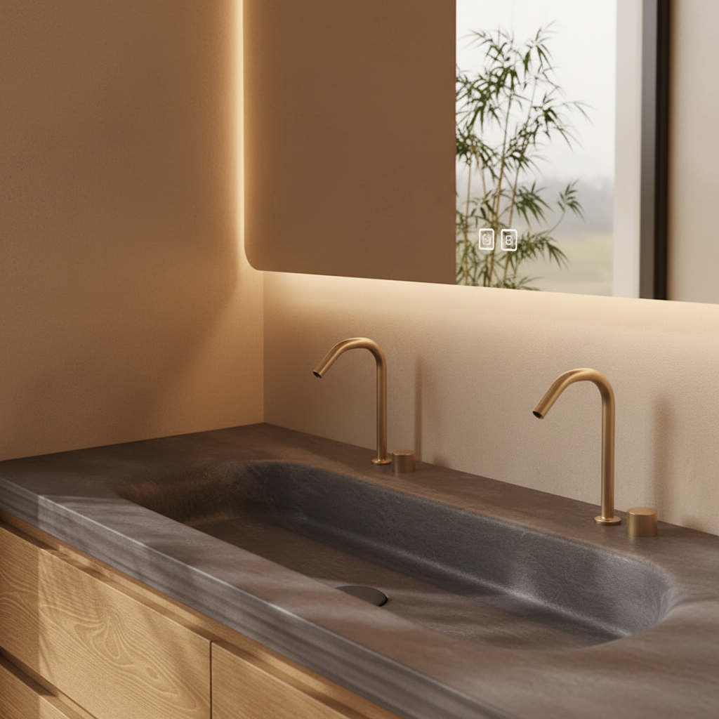 Brass & Stone Detail