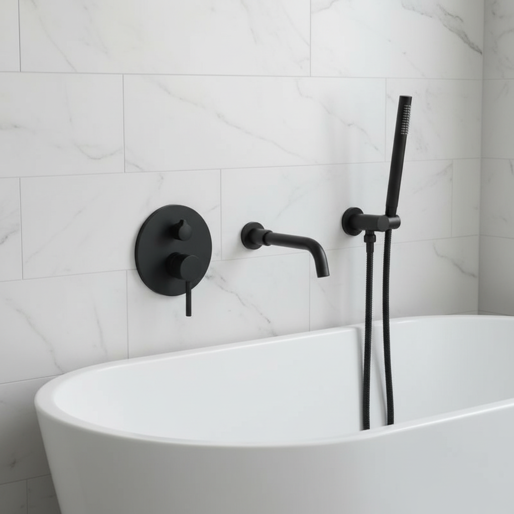 Carrara Marble Bathroom