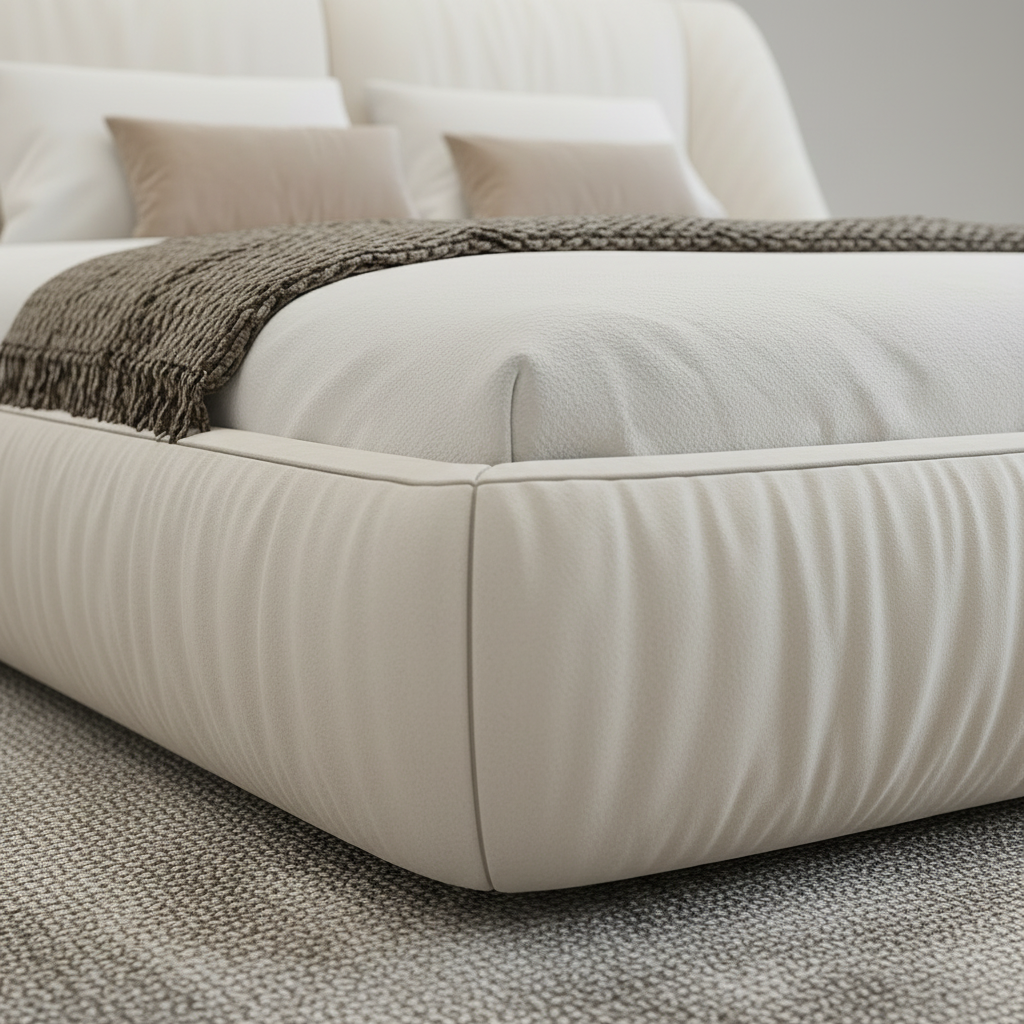 Cloud Bed – Base Ruched Pleats