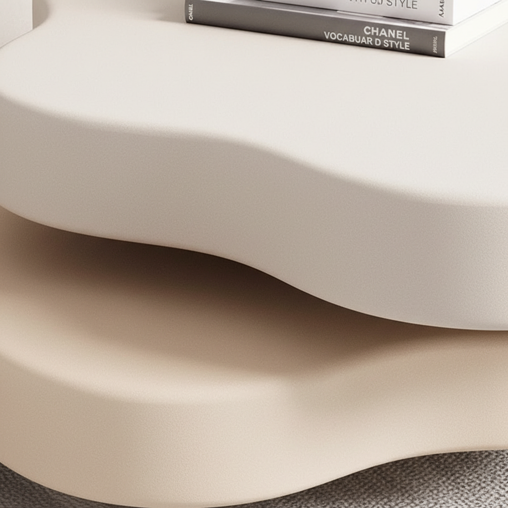 Cloud Table – Stepped Layer Edge Close-Up