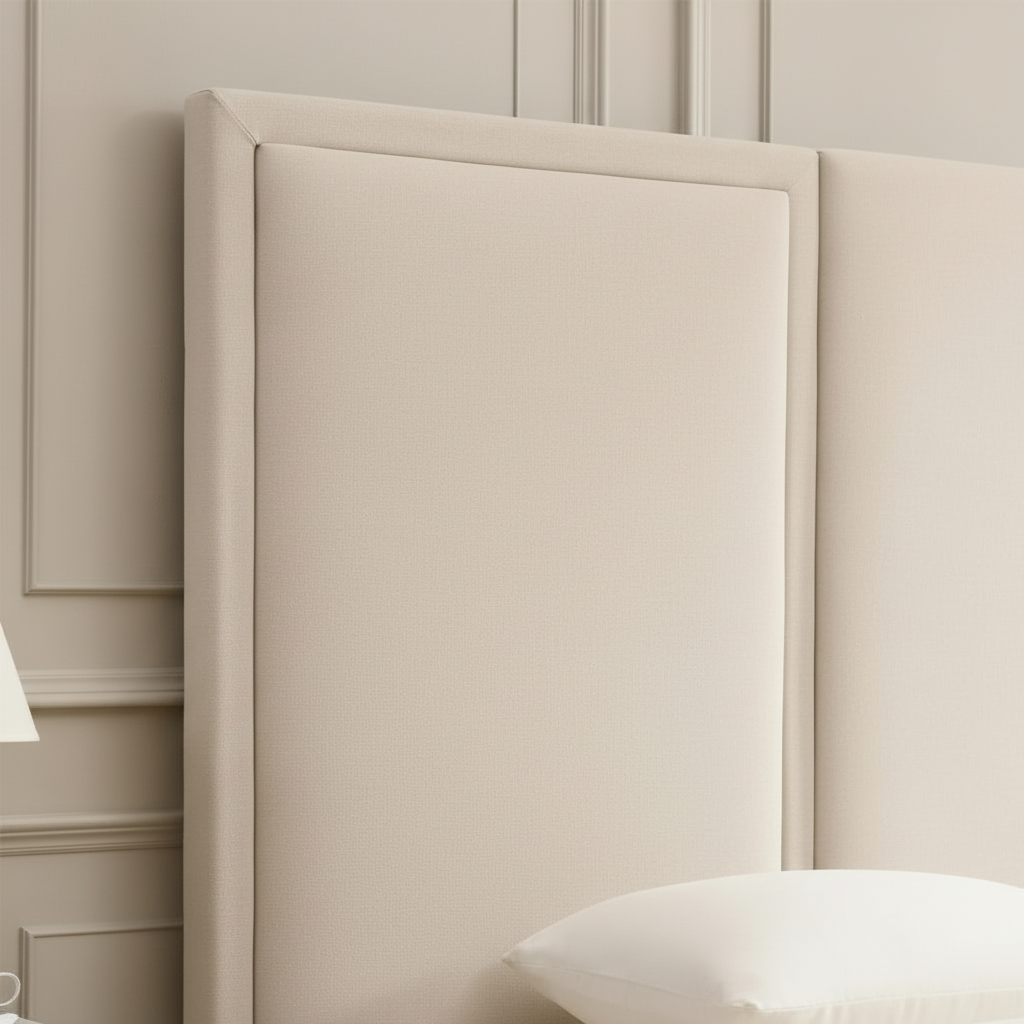 Cream Linen Panel Detail