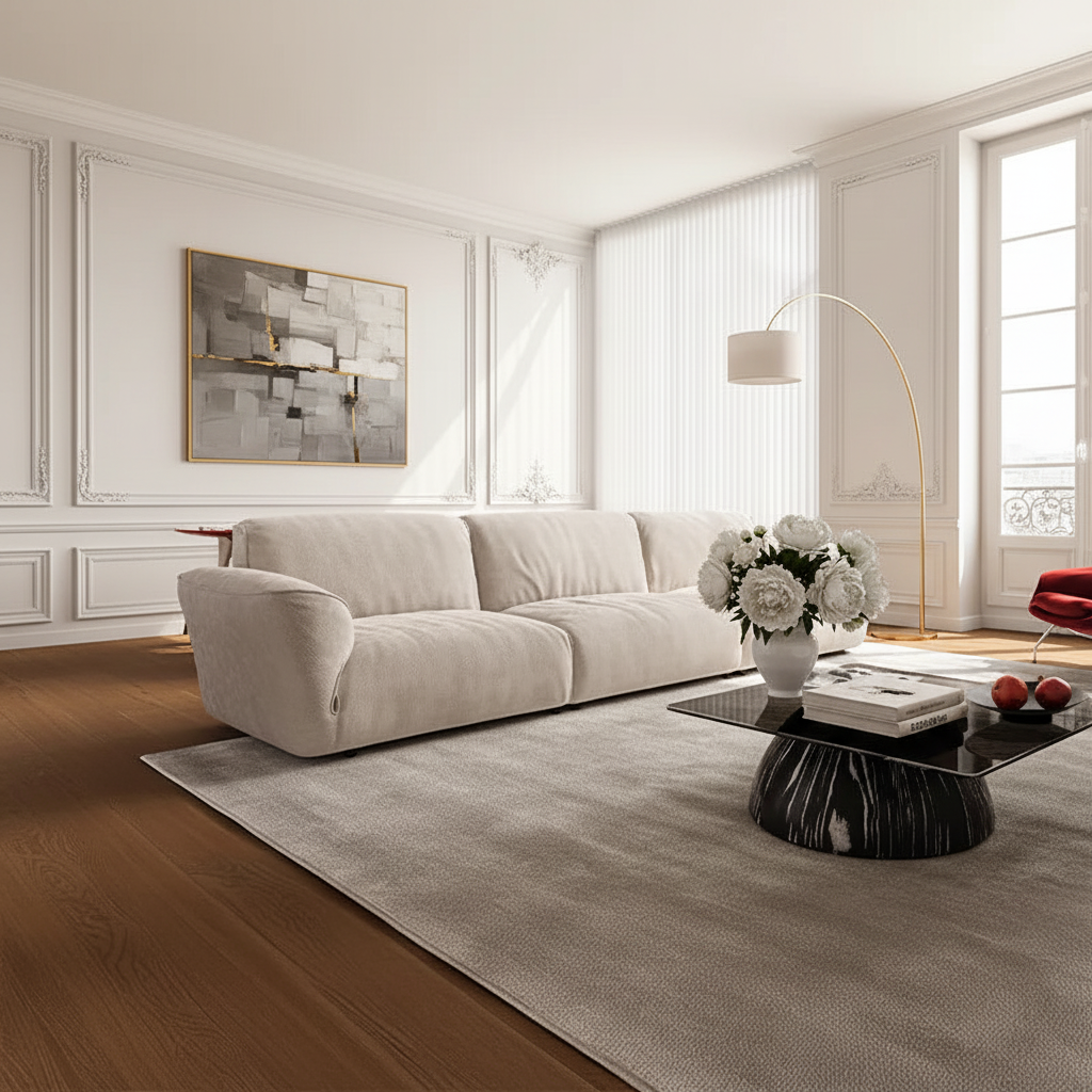 Cream Teddy Sofa 2 Showcase 1