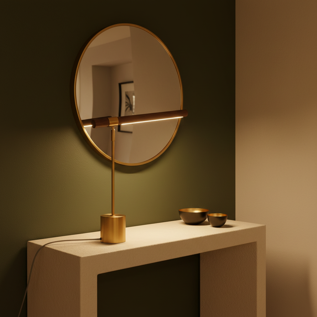 Dark Olive Hallway