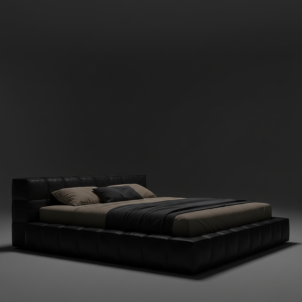 Dark Platform Bed – Low Angle Dark