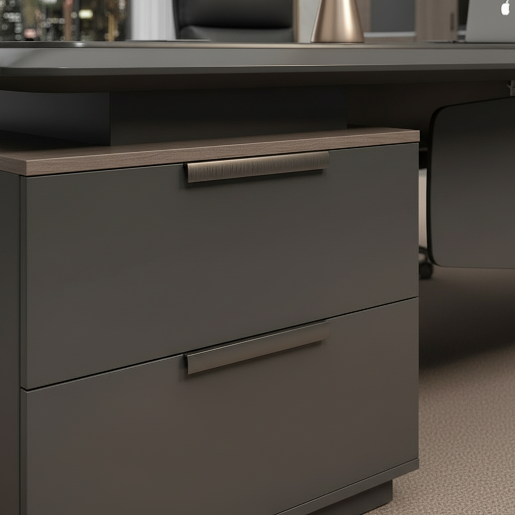Desk cabinet detail