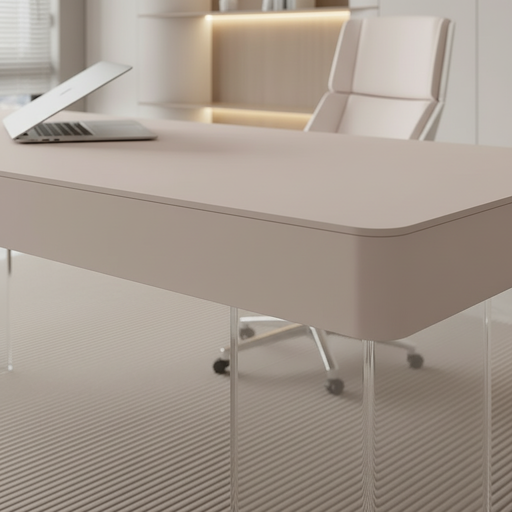 Desk front edge detail