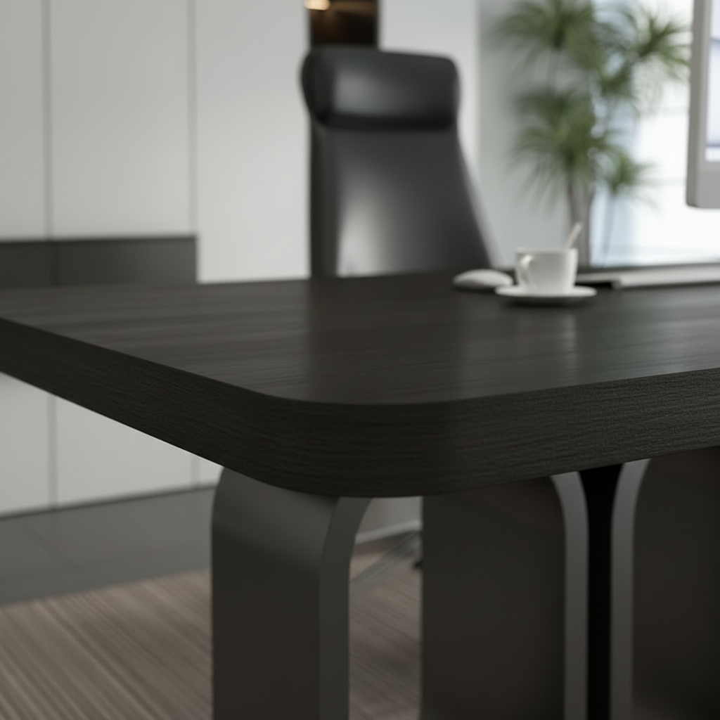 Desk rounded edge detail