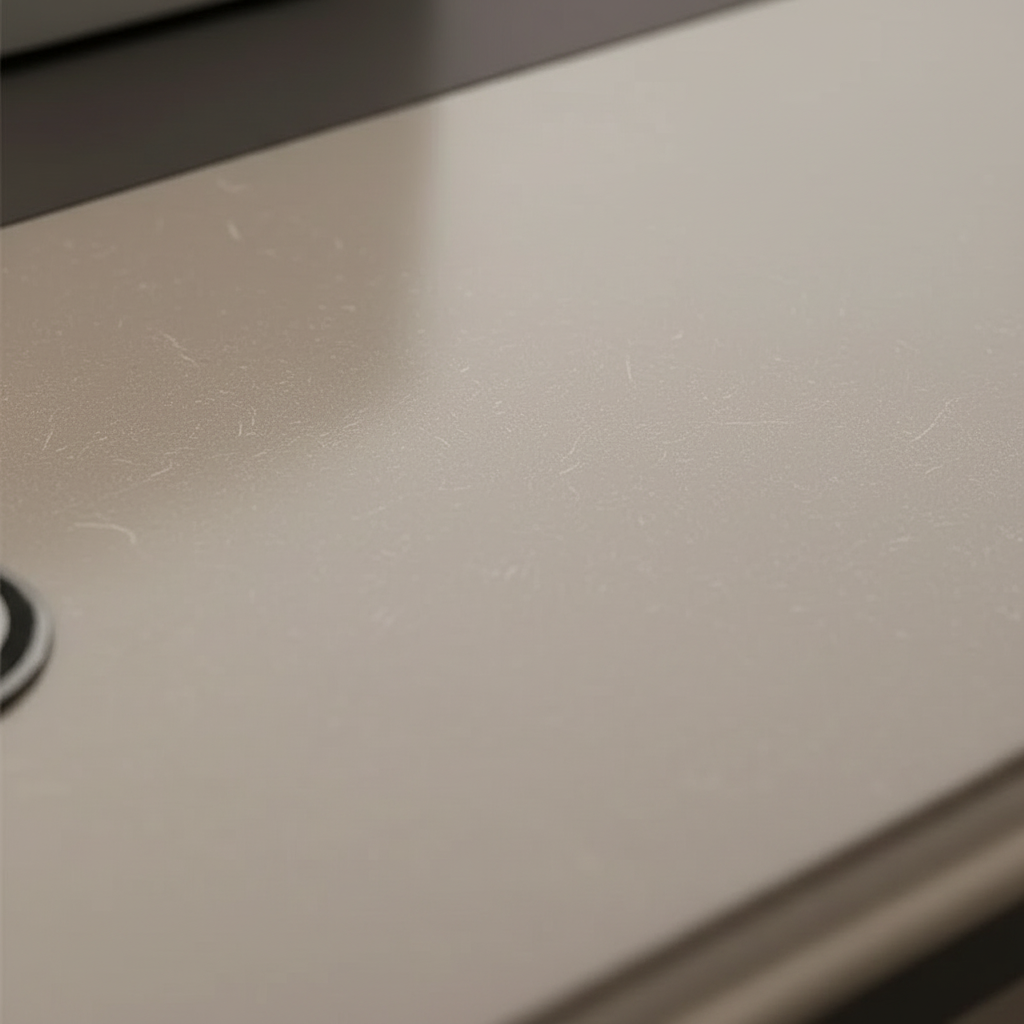 Desk stone surface macro