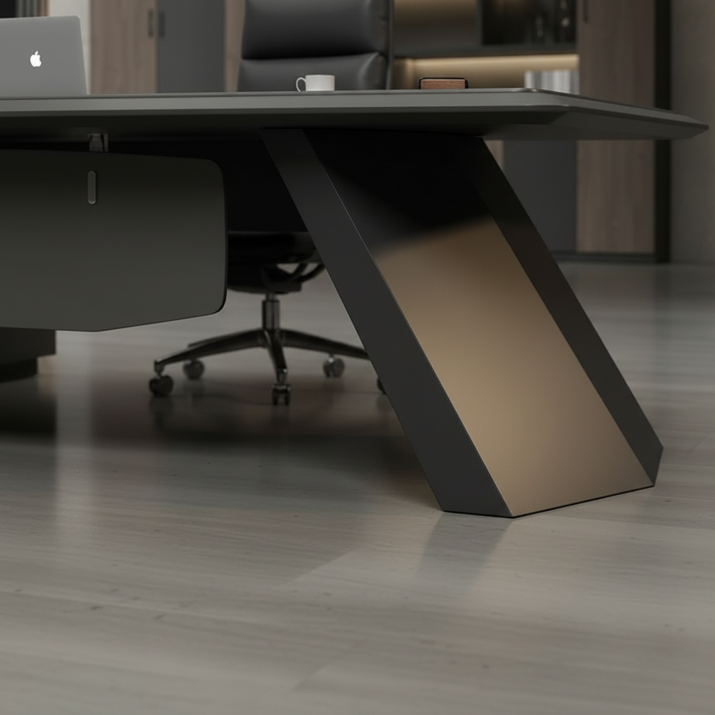 Desk Z-leg material macro