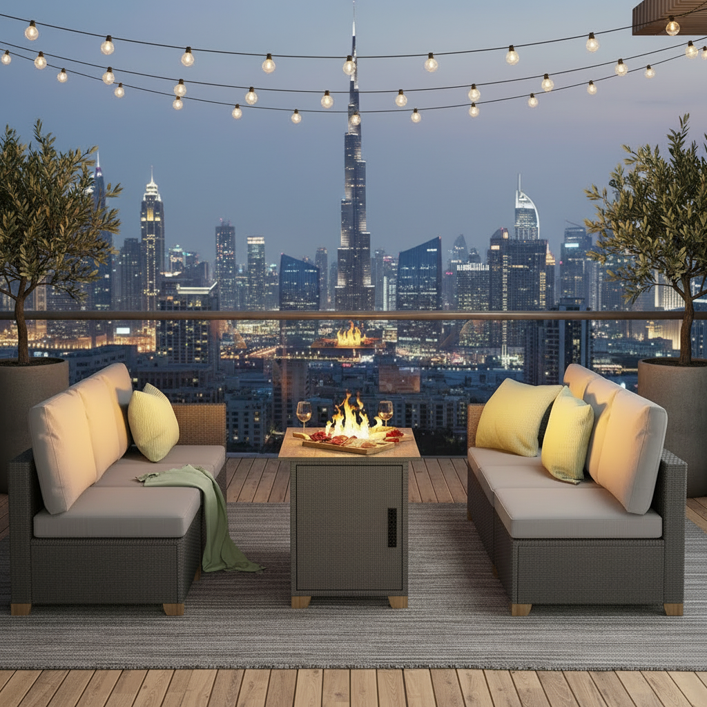Dubai Rooftop Night