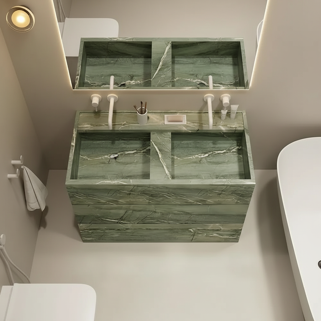 Emerald Marble Vanity 2 Showcase 2