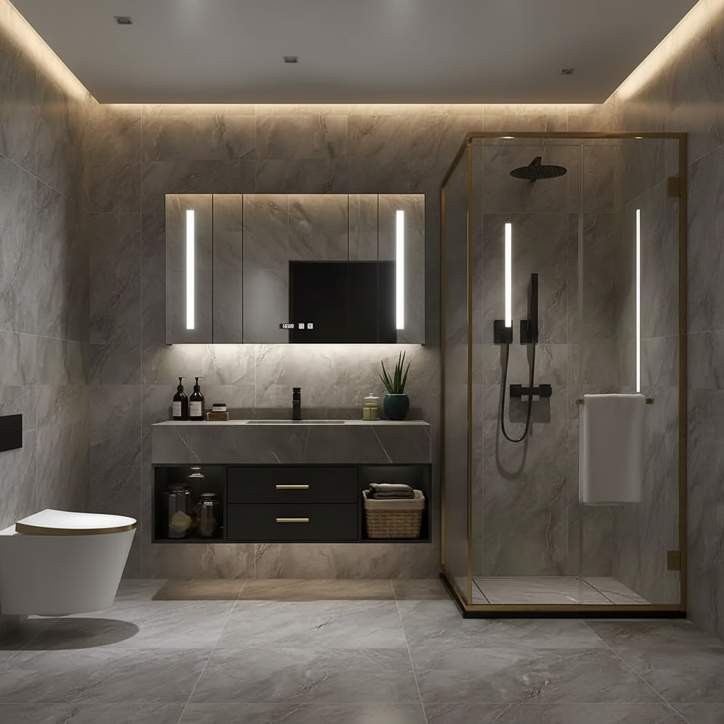 Full Room Night Scene