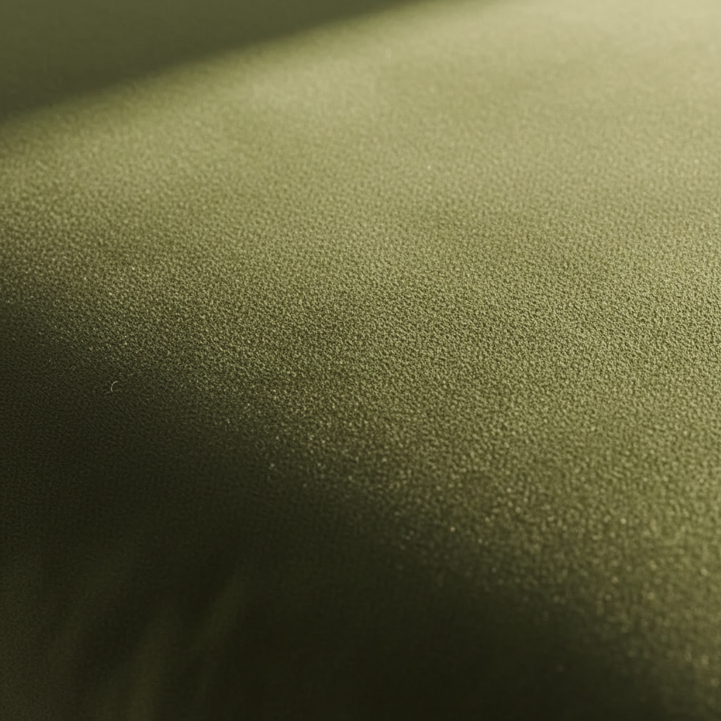 Green Velvet Pile Macro