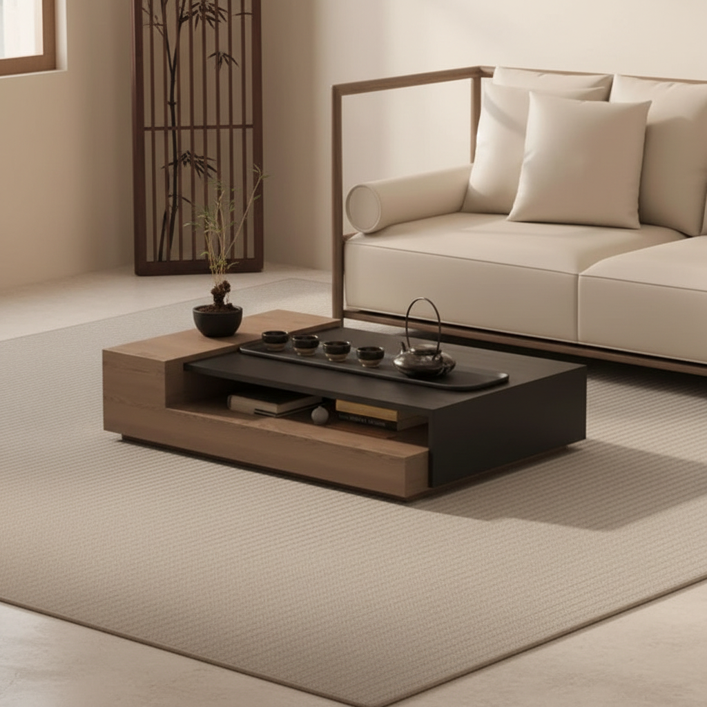 Japanese Tea Table – Side Profile