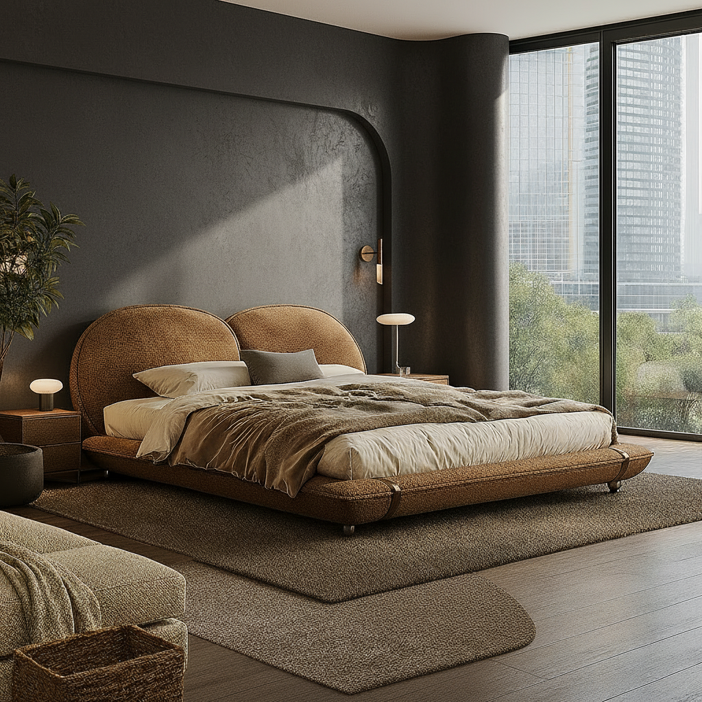Luxury Bed – Charcoal
