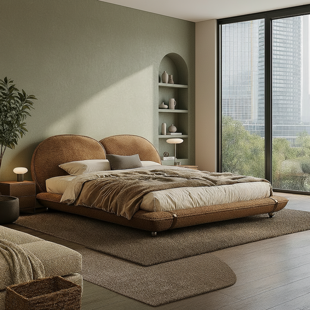 Luxury Bed – Sage Green