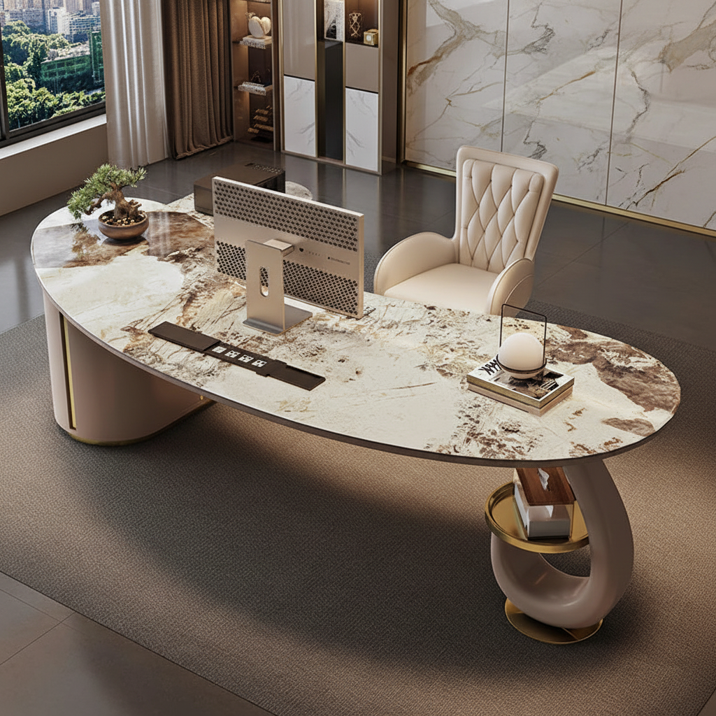 Luxury desk 45 degree angle