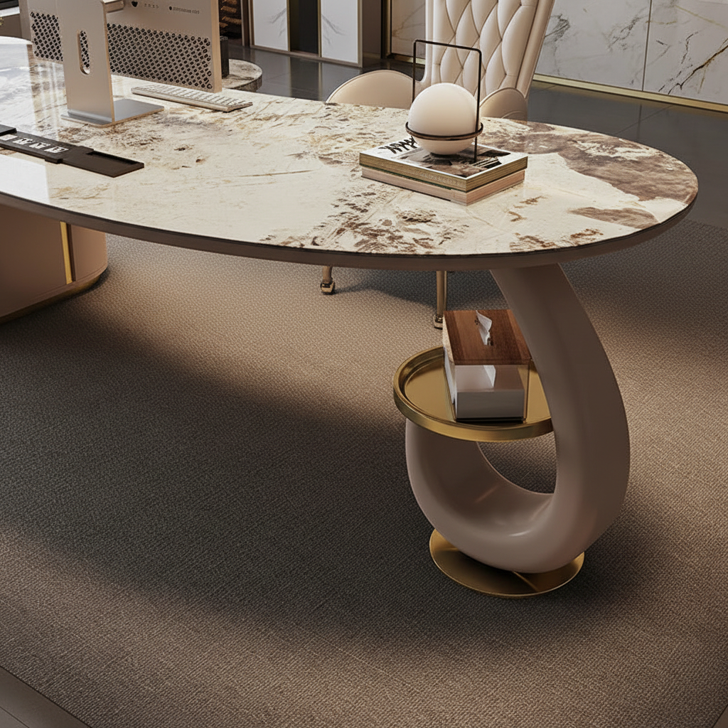 Luxury desk base detail