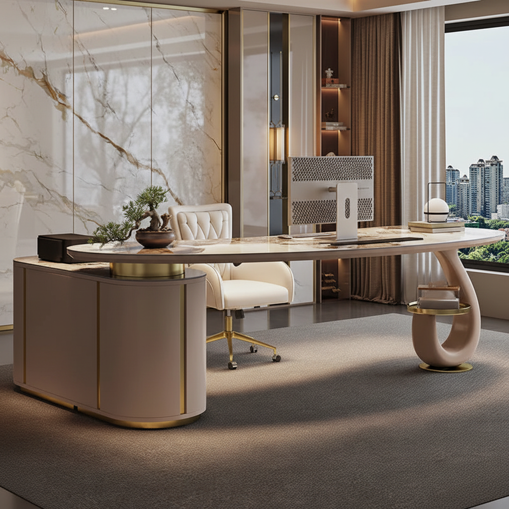 Luxury desk side profile