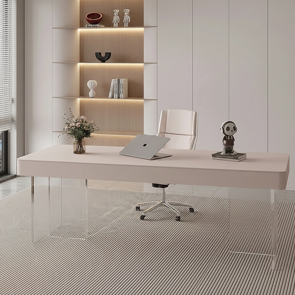 Minimalist desk side profile