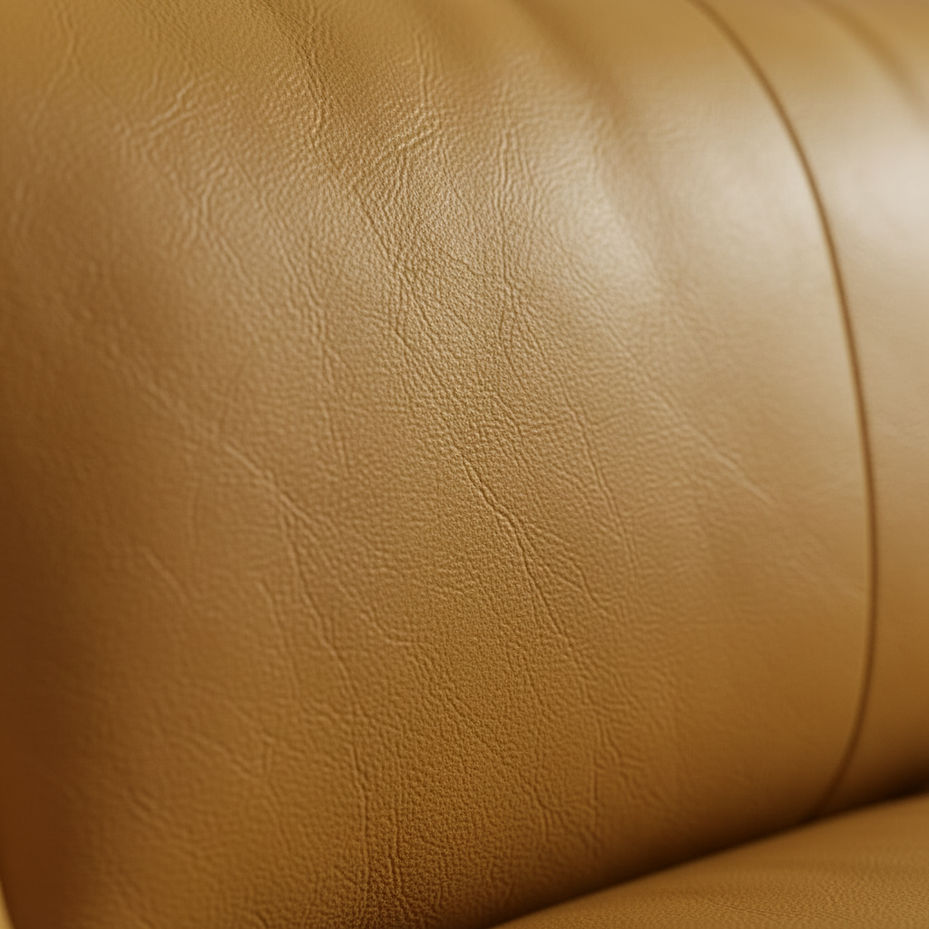 Mustard Leather Macro 1