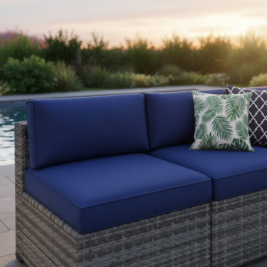Navy Cushion Detail