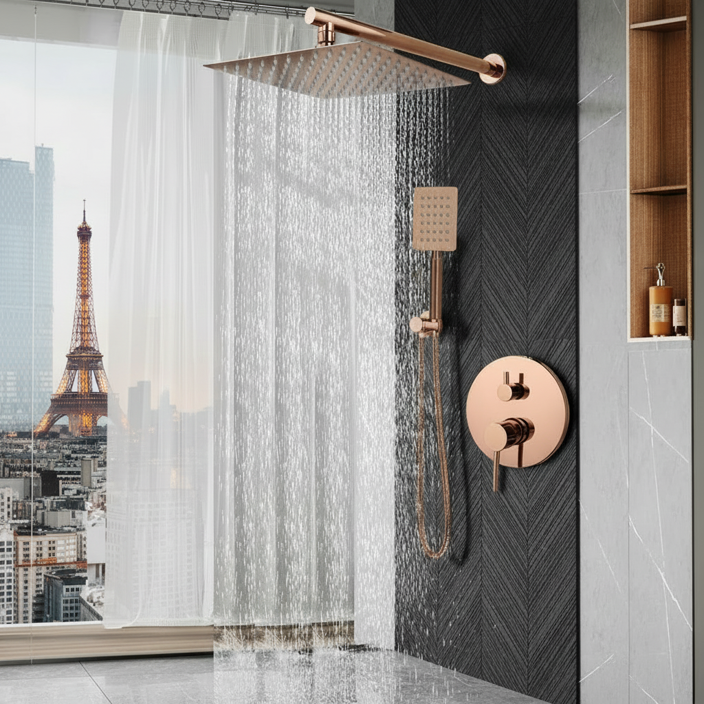 Paris Skyline Shower