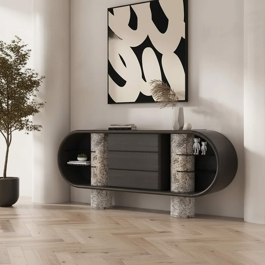 Pill Sideboard – Front Right Diagonal