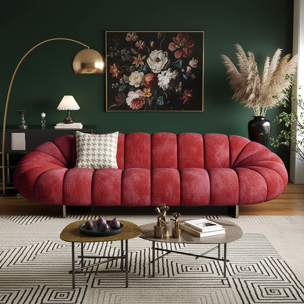 Red Pumpkin Sofa Showcase 4